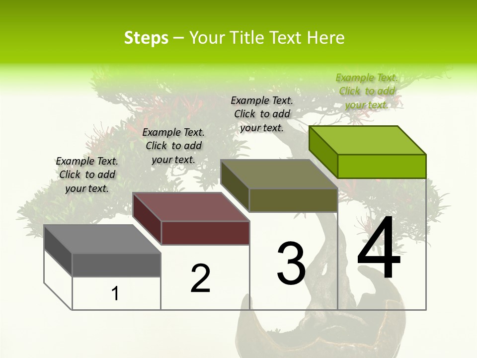 Bonsai Flower Release PowerPoint Template