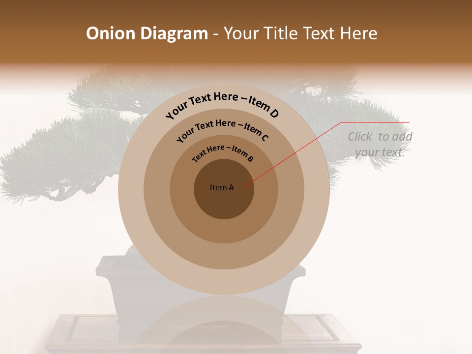 Bonsai Conifer Release PowerPoint Template