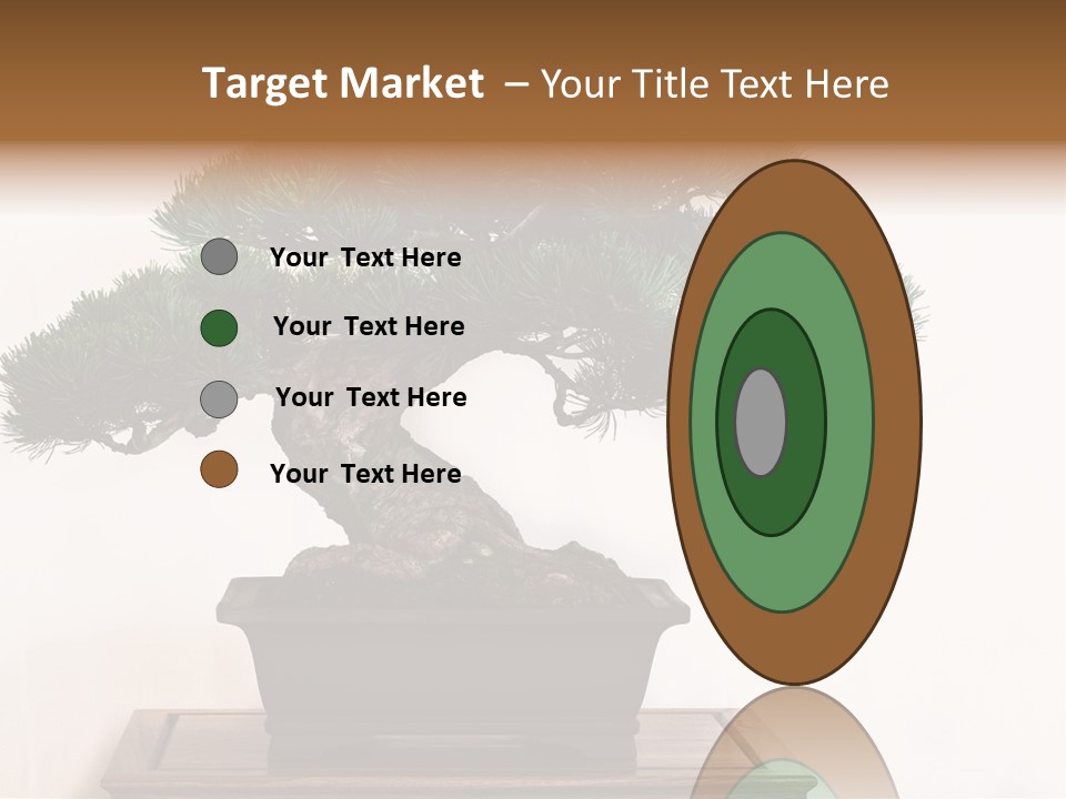 Bonsai Conifer Release PowerPoint Template