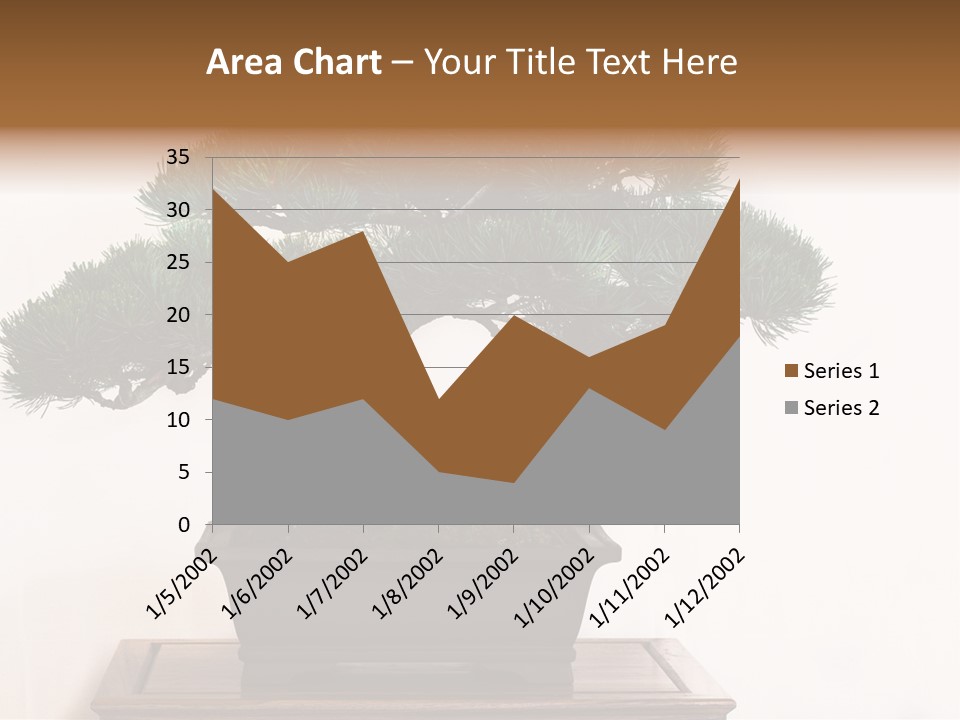 Bonsai Conifer Release PowerPoint Template