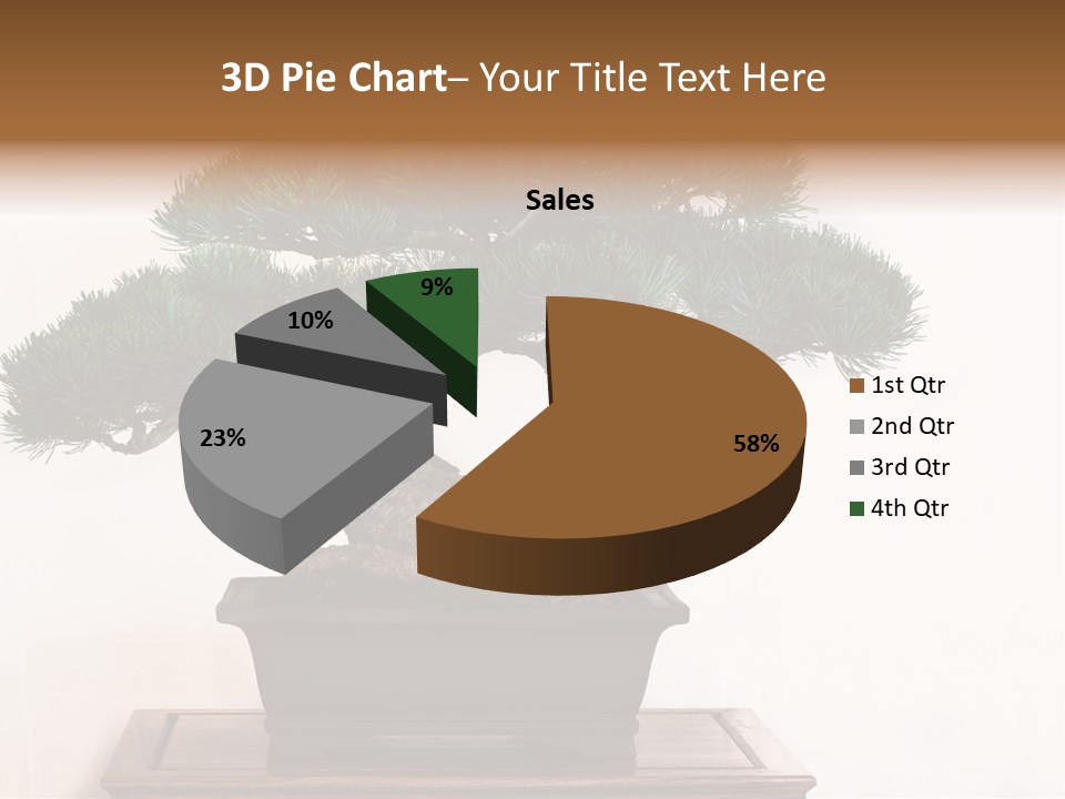 Bonsai Conifer Release PowerPoint Template