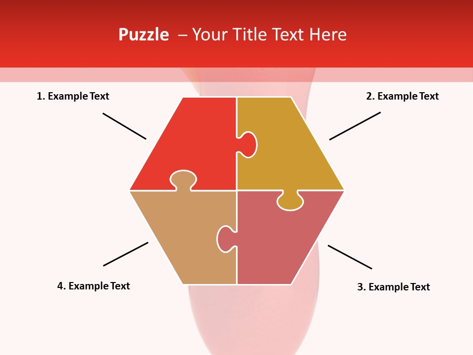 Isolated Celebration Ice PowerPoint Template