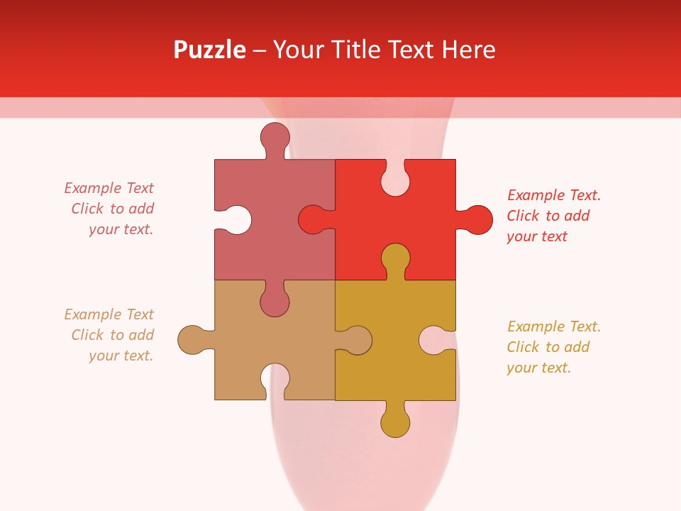 Isolated Celebration Ice PowerPoint Template