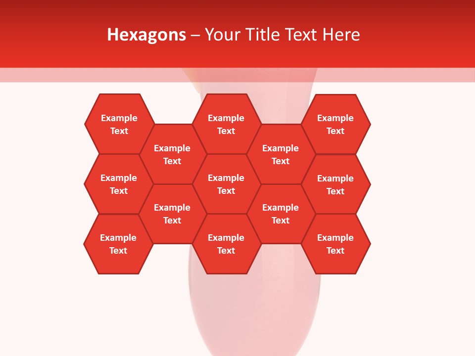 Isolated Celebration Ice PowerPoint Template