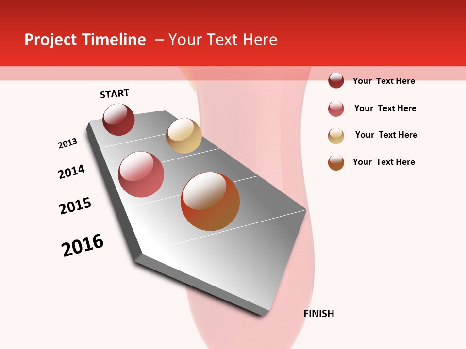 Isolated Celebration Ice PowerPoint Template