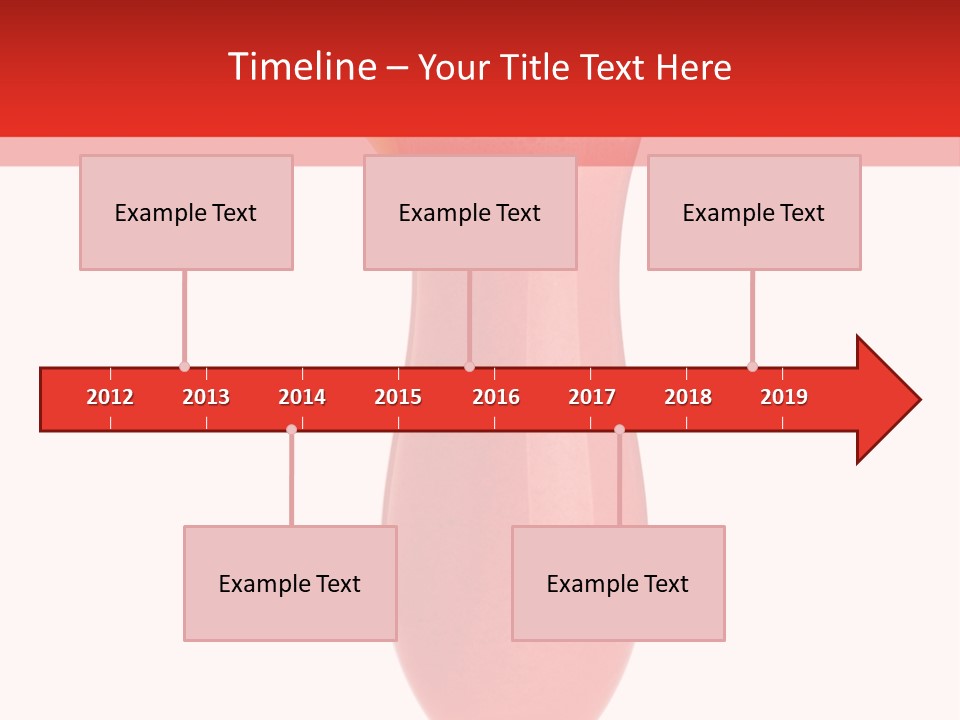 Isolated Celebration Ice PowerPoint Template
