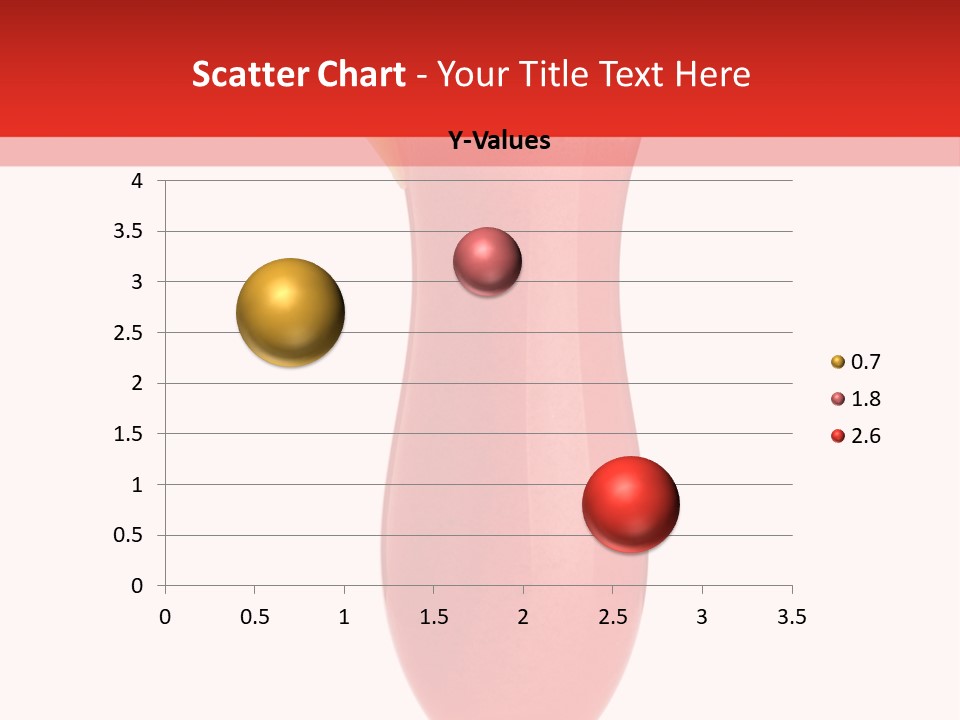 Isolated Celebration Ice PowerPoint Template