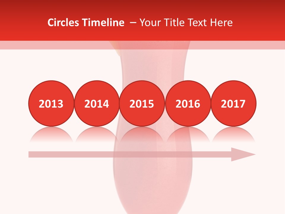 Isolated Celebration Ice PowerPoint Template