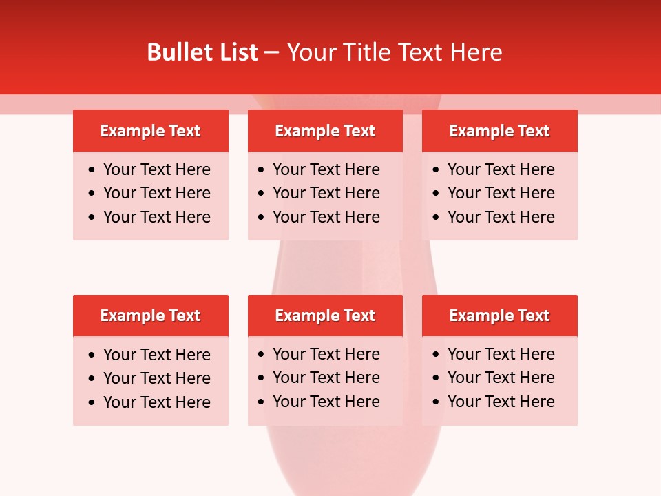 Isolated Celebration Ice PowerPoint Template