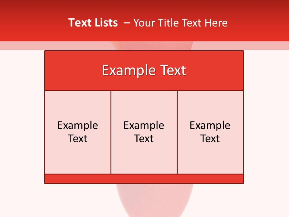 Isolated Celebration Ice PowerPoint Template