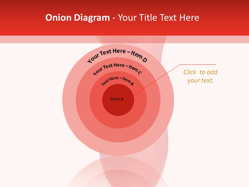 Isolated Celebration Ice PowerPoint Template