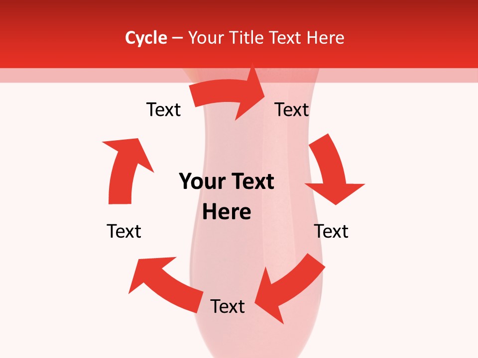 Isolated Celebration Ice PowerPoint Template