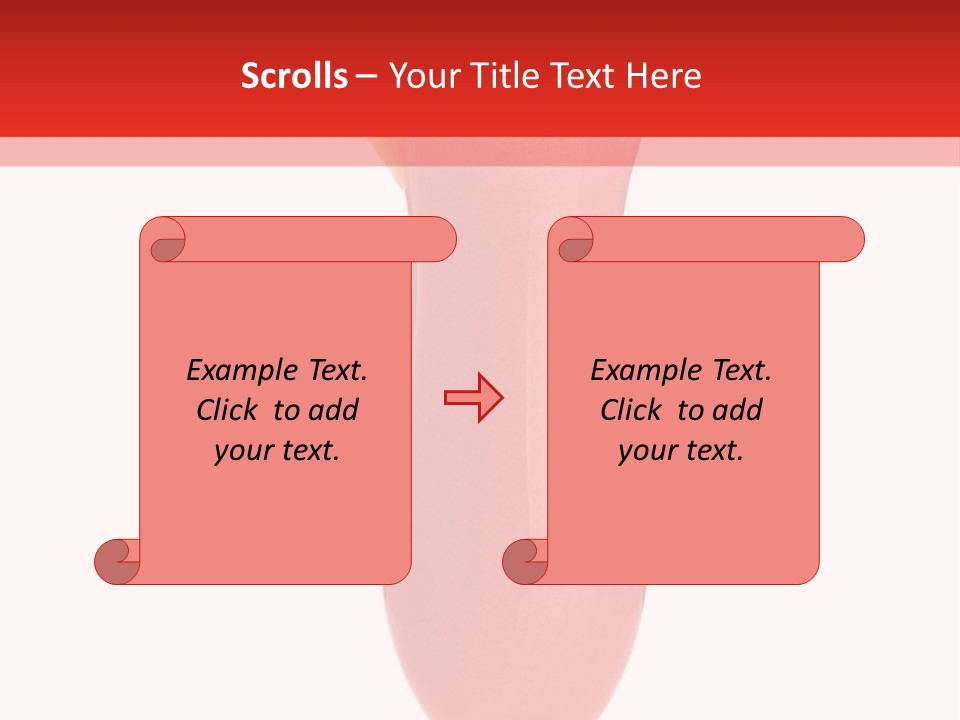Isolated Celebration Ice PowerPoint Template