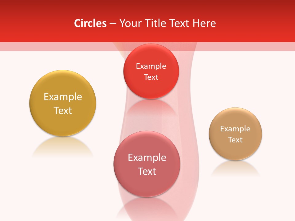 Isolated Celebration Ice PowerPoint Template