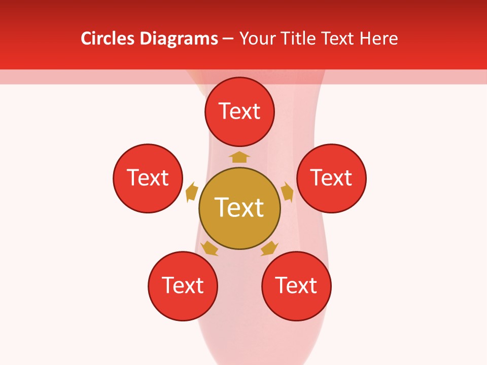 Isolated Celebration Ice PowerPoint Template