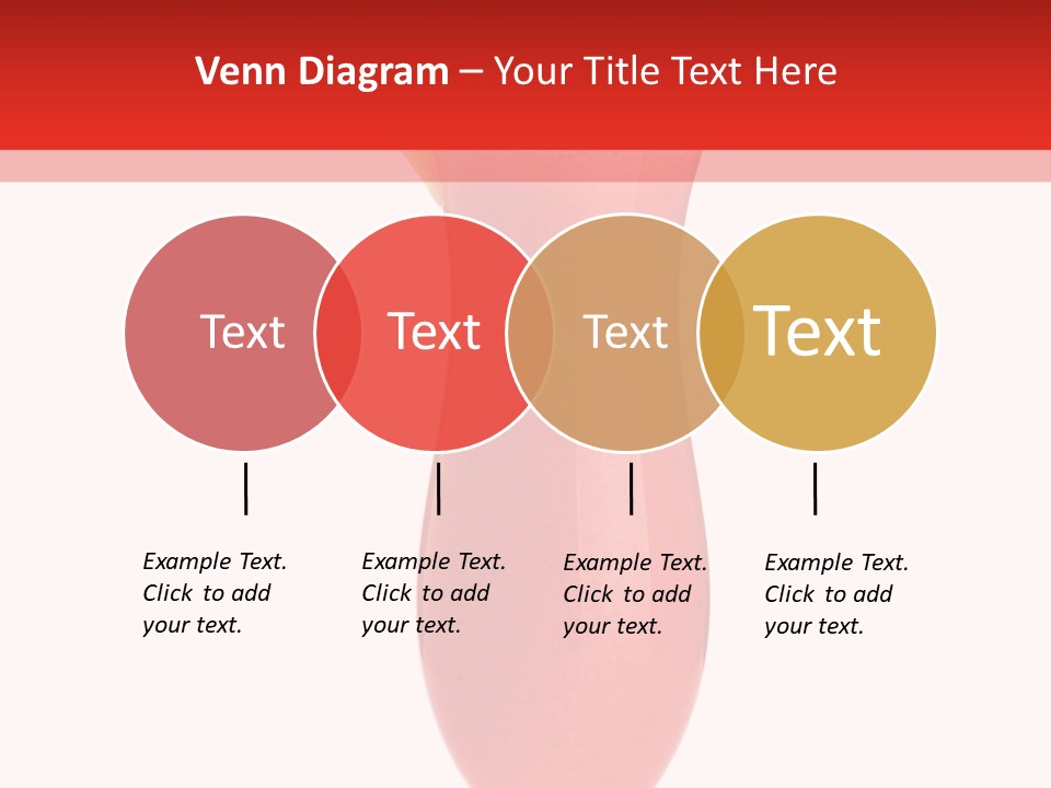 Isolated Celebration Ice PowerPoint Template
