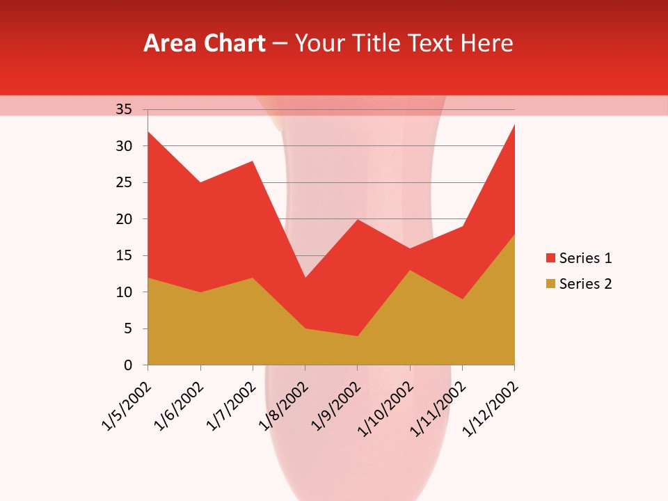 Isolated Celebration Ice PowerPoint Template