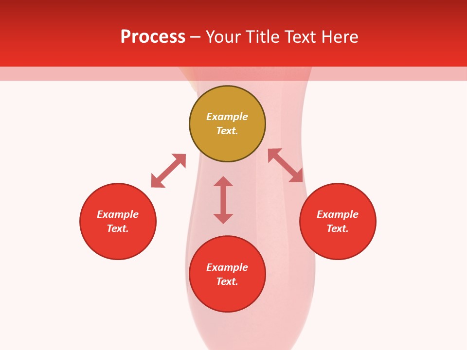Isolated Celebration Ice PowerPoint Template