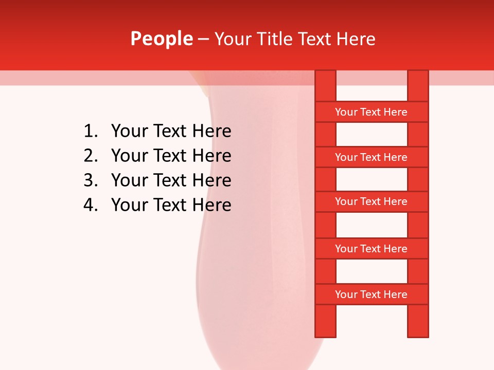 Isolated Celebration Ice PowerPoint Template