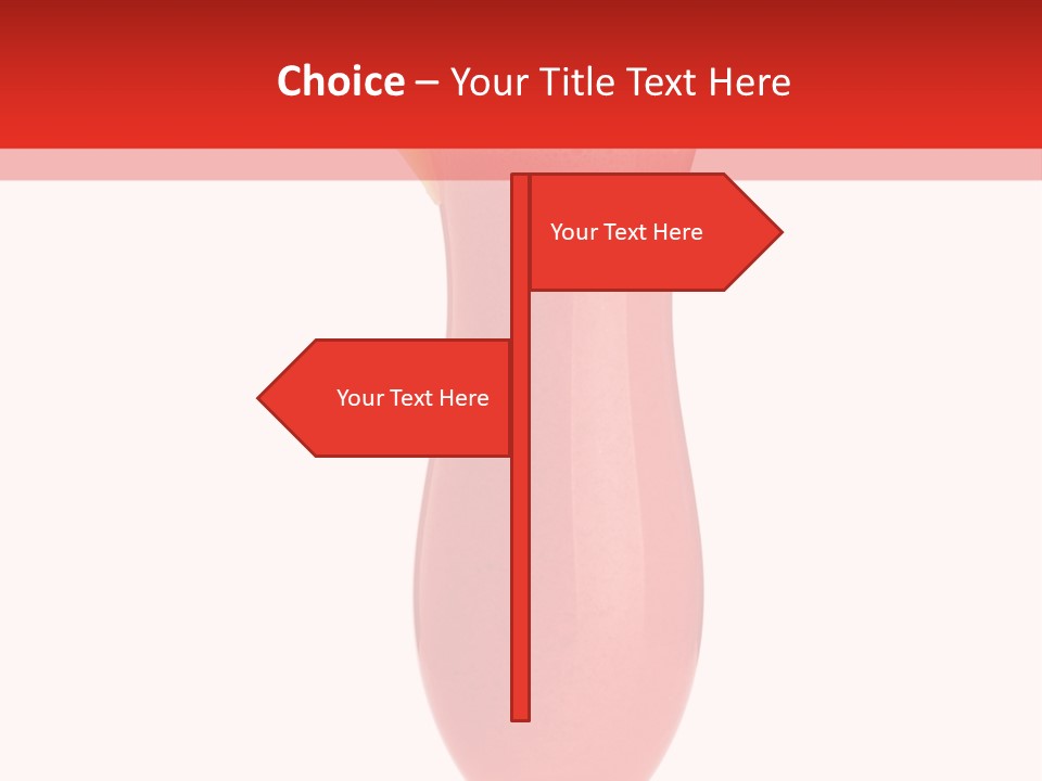 Isolated Celebration Ice PowerPoint Template