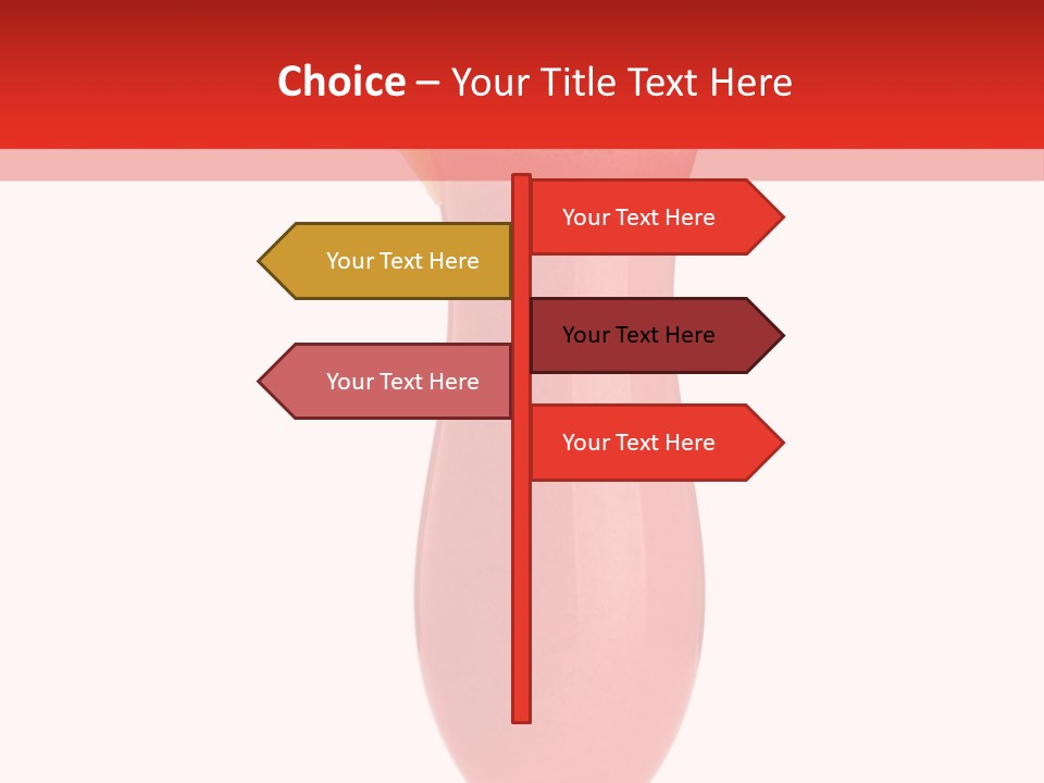 Isolated Celebration Ice PowerPoint Template