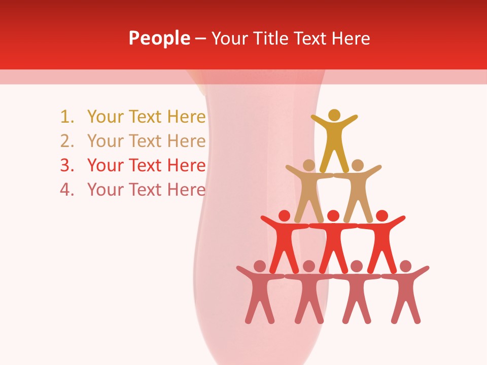 Isolated Celebration Ice PowerPoint Template