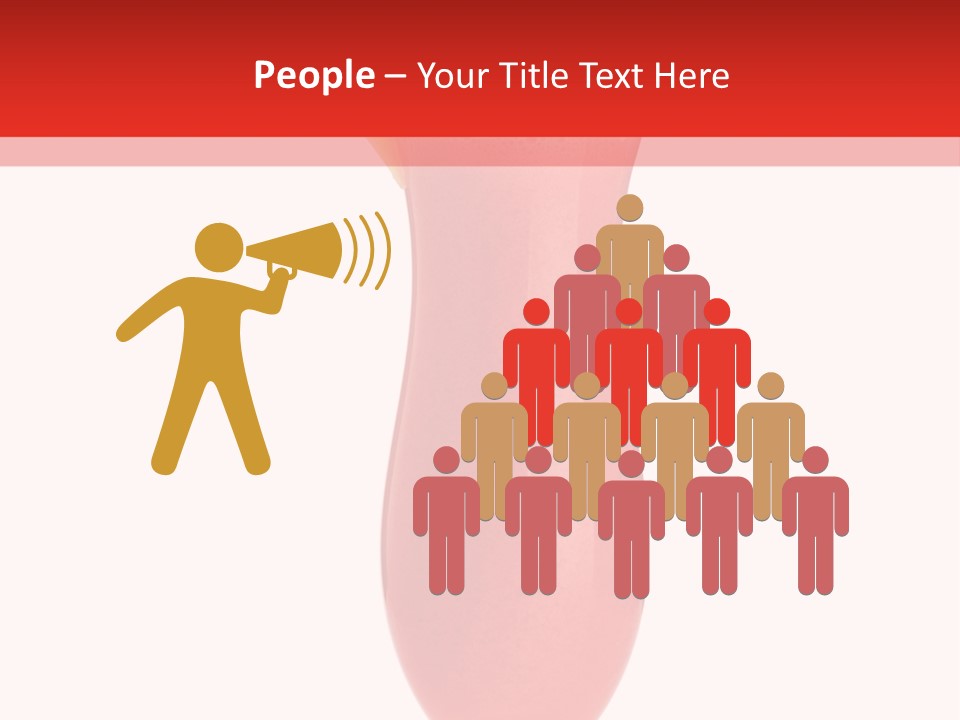 Isolated Celebration Ice PowerPoint Template