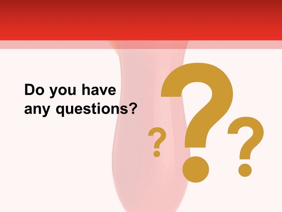 Isolated Celebration Ice PowerPoint Template