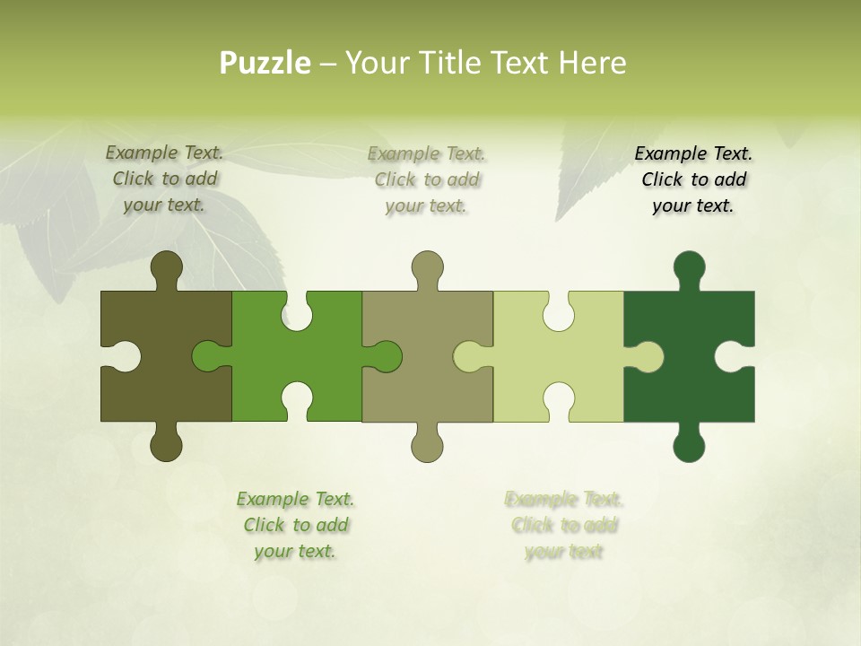 Summer Woods Nature PowerPoint Template