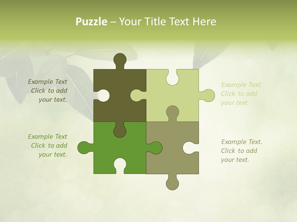 Summer Woods Nature PowerPoint Template