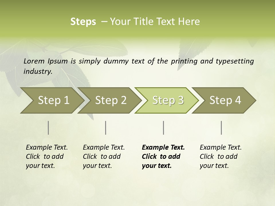 Summer Woods Nature PowerPoint Template