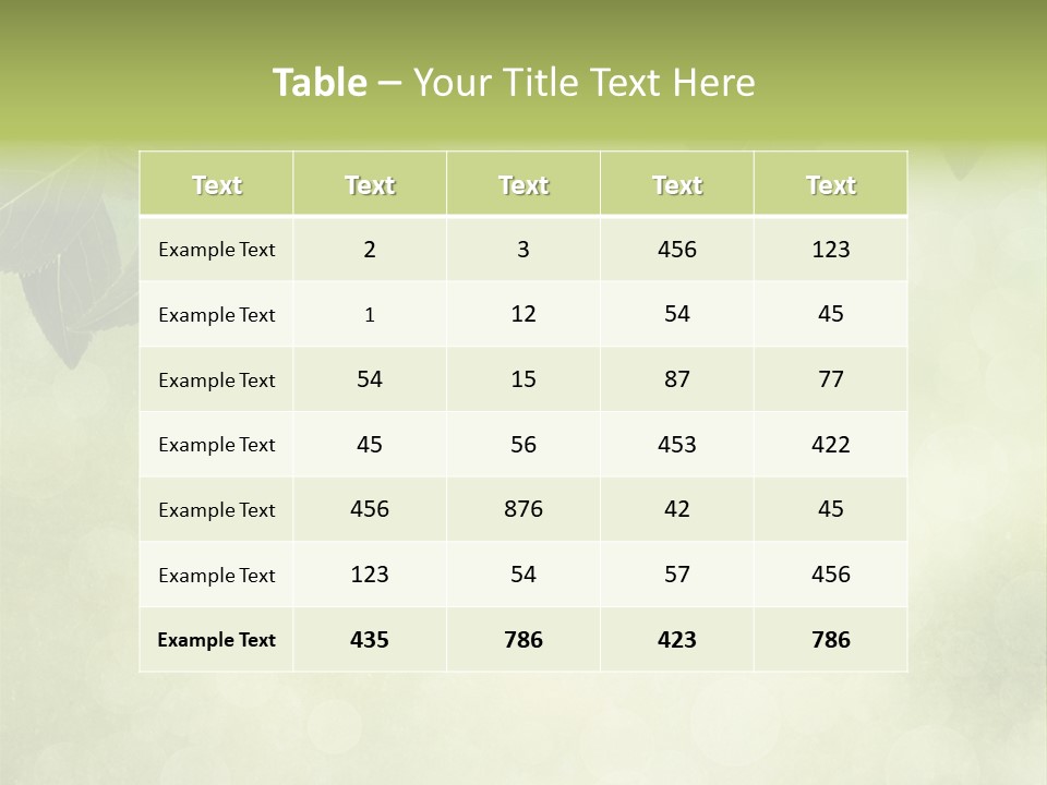 Summer Woods Nature PowerPoint Template