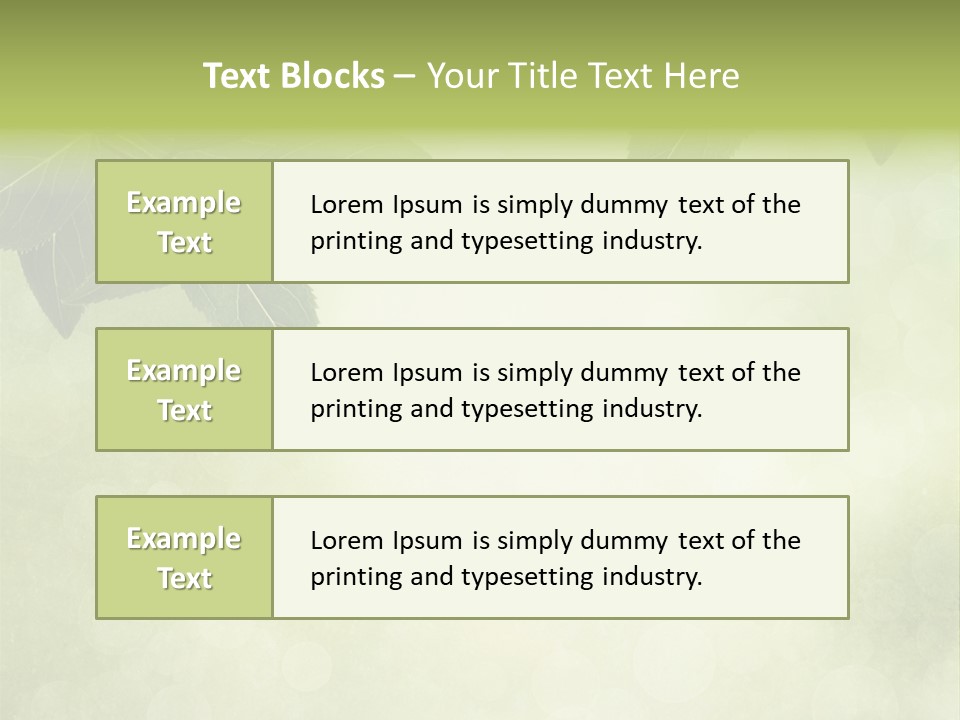 Summer Woods Nature PowerPoint Template