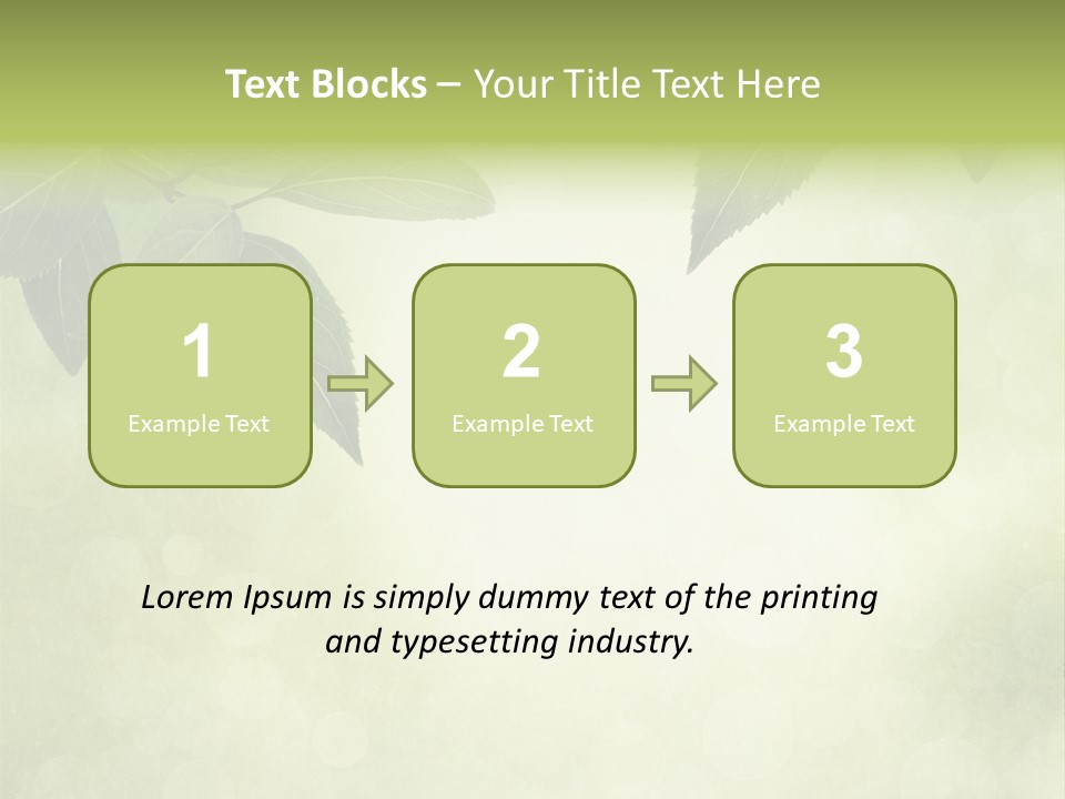 Summer Woods Nature PowerPoint Template