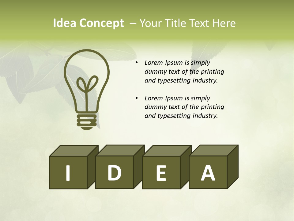 Summer Woods Nature PowerPoint Template