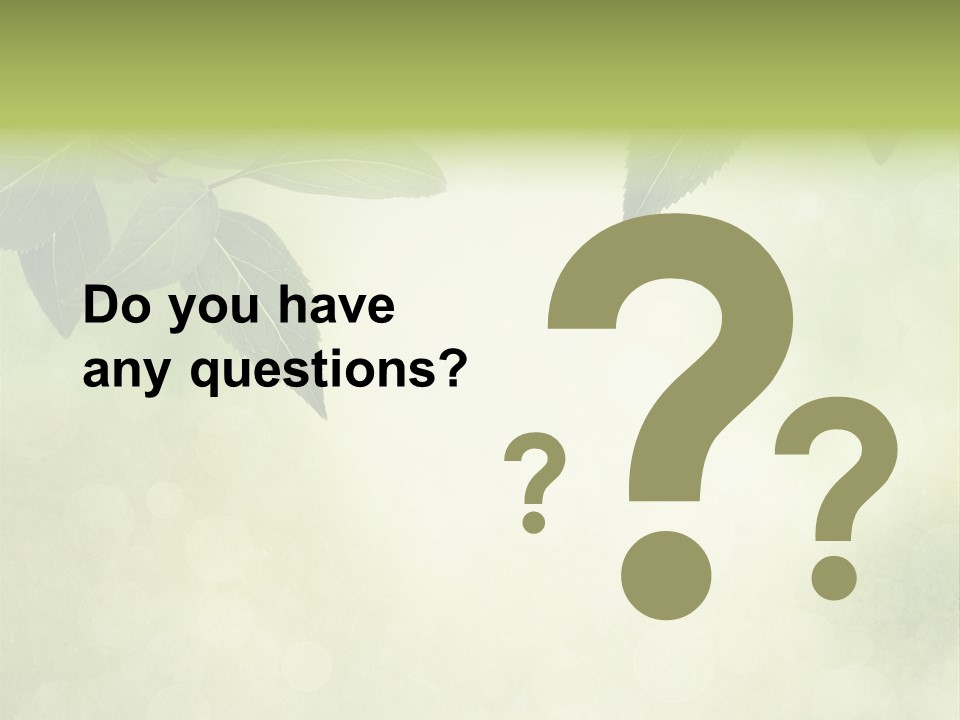 Summer Woods Nature PowerPoint Template