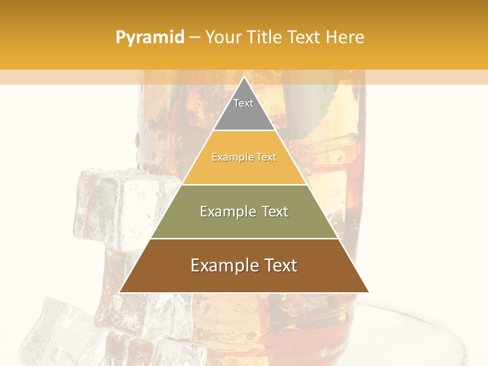 Ingredient Tea Glacue PowerPoint Template