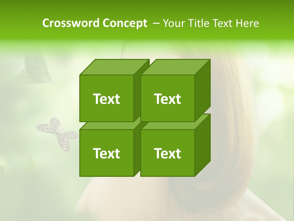 Woman Treatment Freshness PowerPoint Template