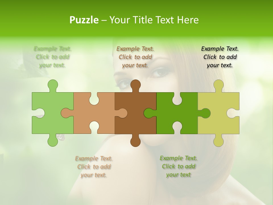 Woman Treatment Freshness PowerPoint Template