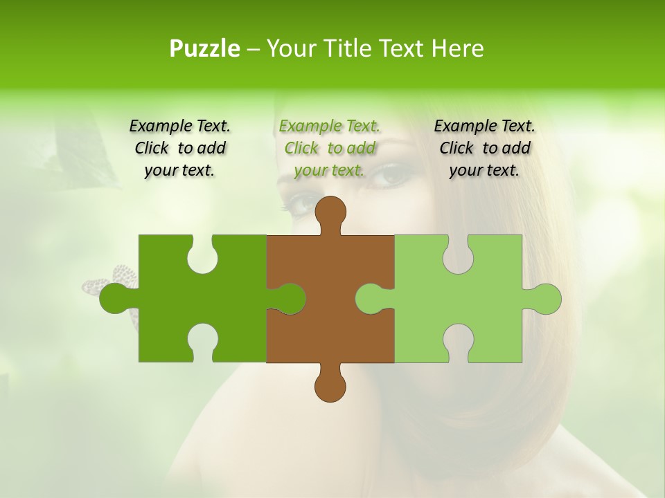 Woman Treatment Freshness PowerPoint Template