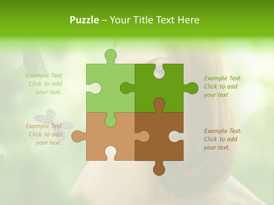 Woman Treatment Freshness PowerPoint Template