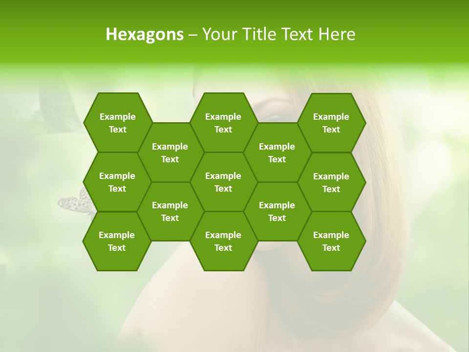 Woman Treatment Freshness PowerPoint Template