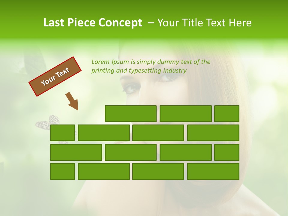 Woman Treatment Freshness PowerPoint Template