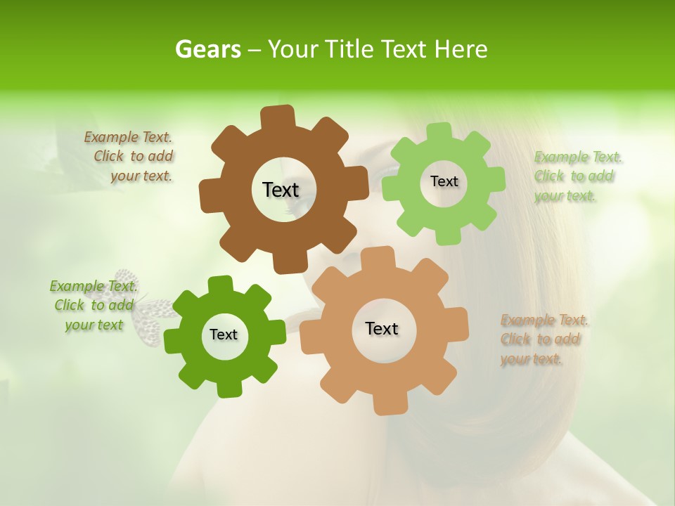 Woman Treatment Freshness PowerPoint Template