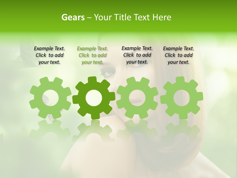 Woman Treatment Freshness PowerPoint Template