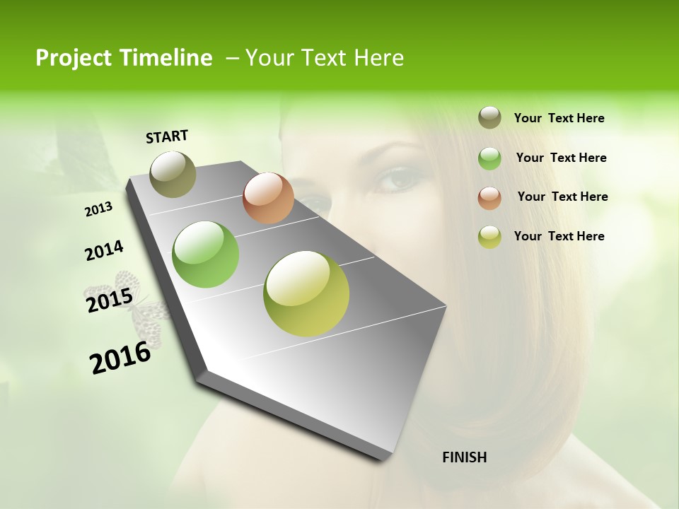 Woman Treatment Freshness PowerPoint Template