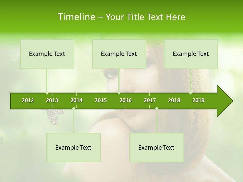 Woman Treatment Freshness PowerPoint Template