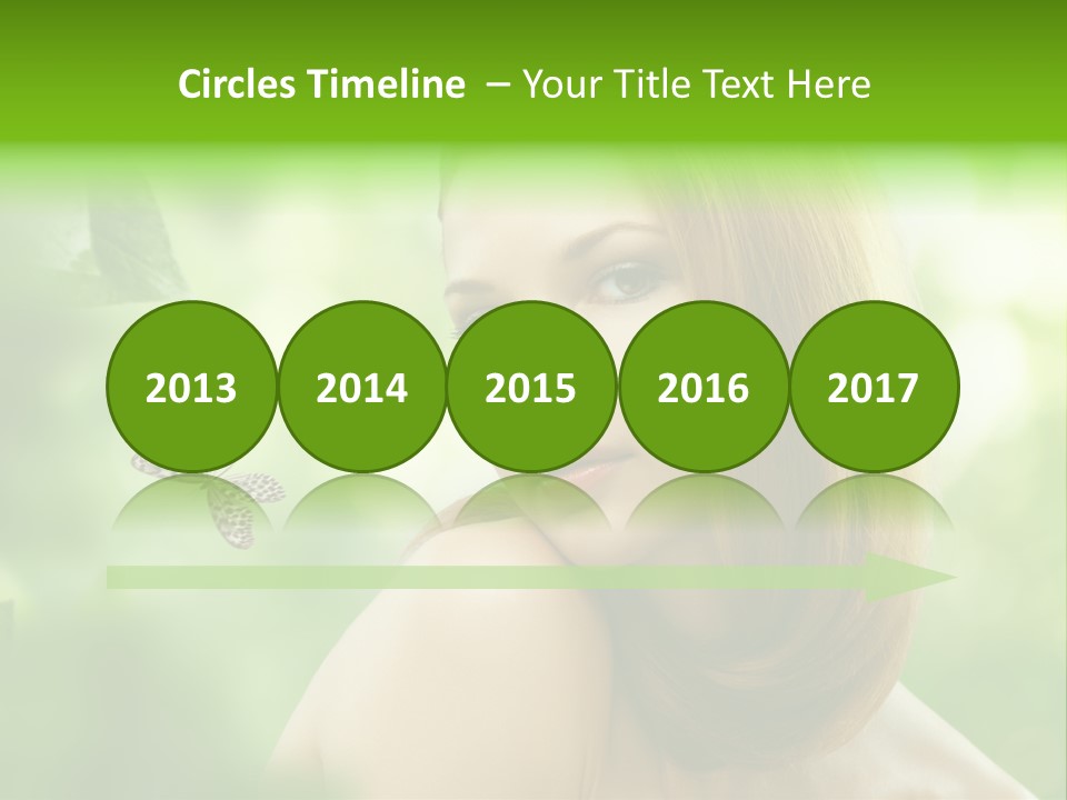 Woman Treatment Freshness PowerPoint Template