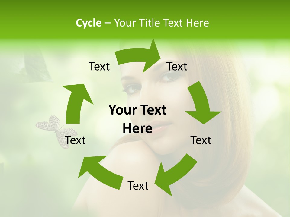 Woman Treatment Freshness PowerPoint Template