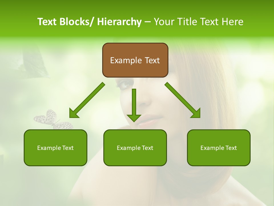 Woman Treatment Freshness PowerPoint Template